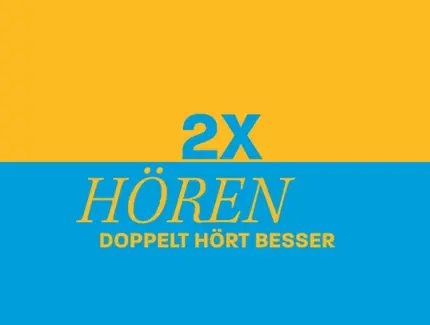 VISUAL 2 x hören