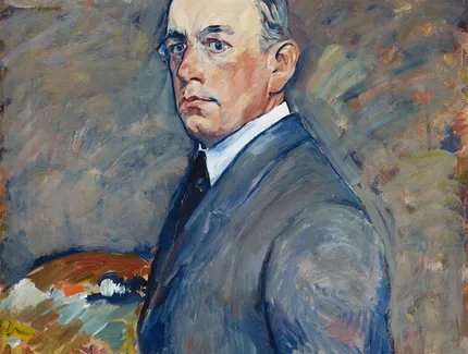 Selbstbildnis mit Palette