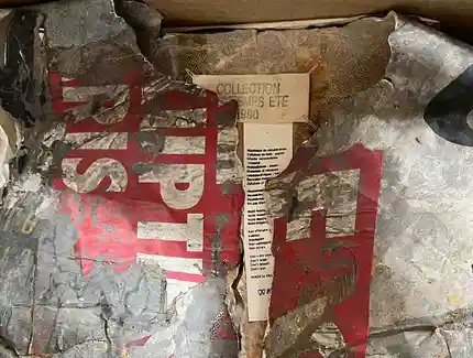 Maison Margiela, Weste, Frühjahr/Sommer 1994, Pappmaché, bedruckt, bemalt