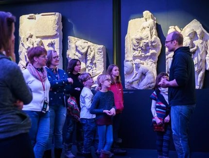 Familienführung in Pergamon. Das Panorama