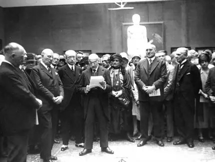 Eröffnung der Frühjahrsausstellung in der Akademie der Künste, 1921, Bundesarchiv, Bild 183-1983-1222-501