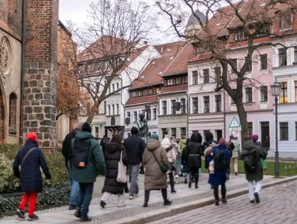 Die märchenhafte Kulisse des Nikolaiviertels lädt zu einem Oster-Spaziergang ein.