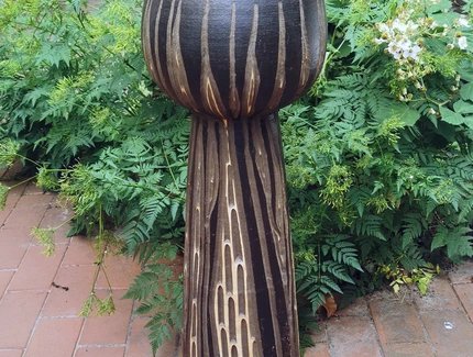 Bodenvase von Heiner Hans Körting (1911-1991), Dornburg/Thür. 1960er Jahre, Geschenk aus Privatbesitz