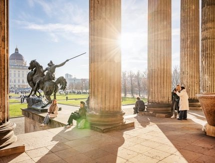 Winterliche Stimmung auf der Museumsinsel