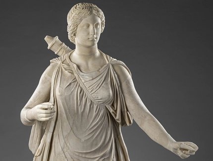 Statue der „Artemis Colonna“, Mitte des 4. Jh. v. Chr., Ausschnitt