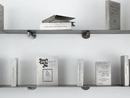 Shilpa Gupta, Someone Else – A library of 100 books written anonymously or under pseudonyms, Detail, 2011
