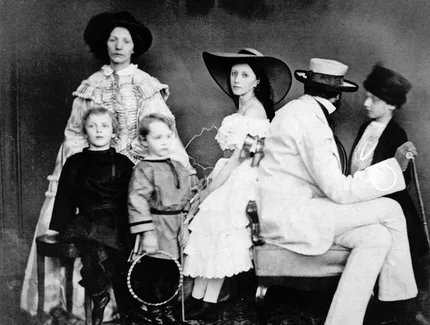 Baron von Budberg mit seiner Familie, Berlin, 1858