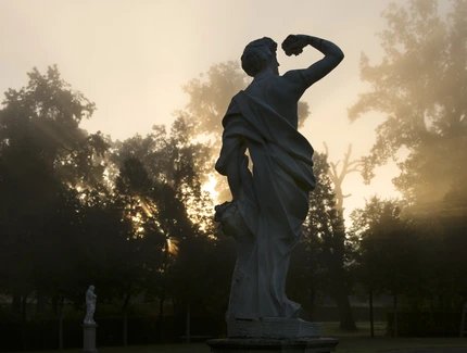 Skulptur im Lustgarten Rheinsberg