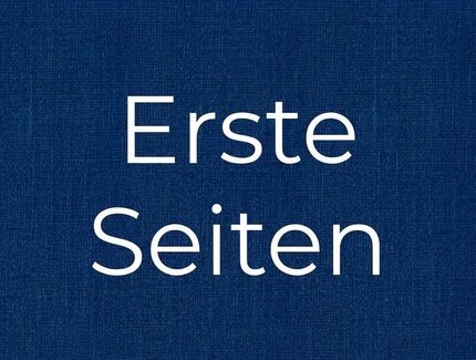 „Erste Seiten” – Buchpremiere mit Lesung