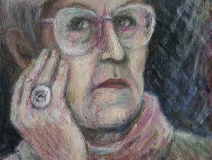 2010001 Gemaelde Selbstportraet Mit Grosser Signatur Malerin Gisela Al Amily
