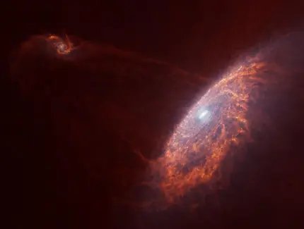 Kollision der Milchstraße mit der Zwerggalaxie Sagittarius