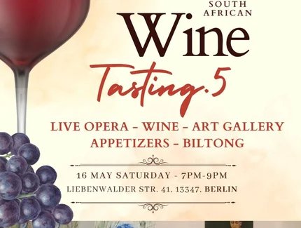 Red Classic Wine Tasting Event Flyer SA wine tasting L41 