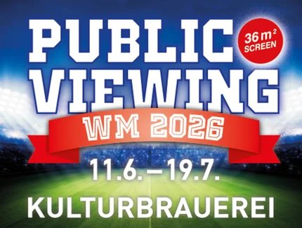 Public Viewing in der Kulturbraurei