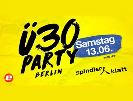 Ü30 Party Berlin