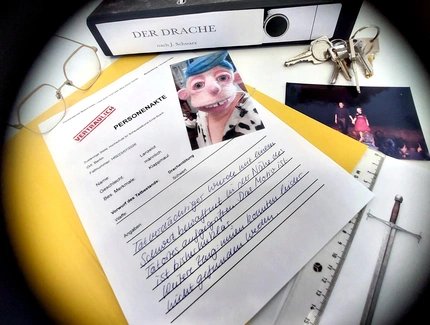 Szenenstudium Mensch/Klappmaul