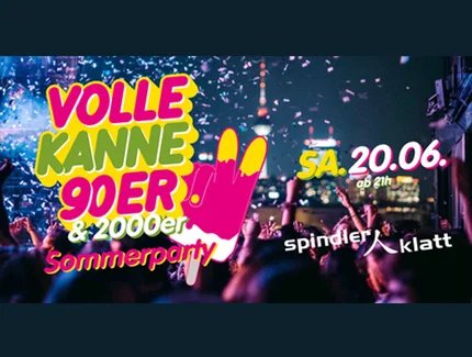 Volle Kanne 90er & 2000er Party