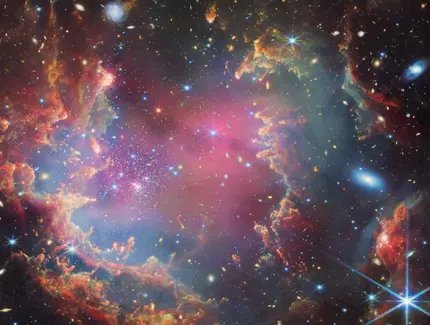 Universumsaufnahme des Weltraumteleskops Euclid.