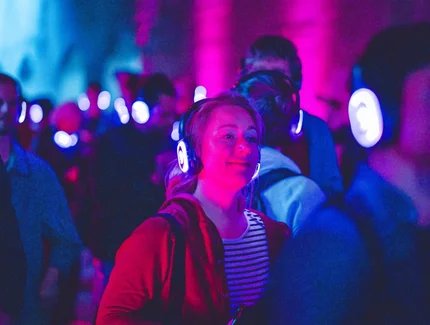 Silent Disco im Natur Park Südgelände