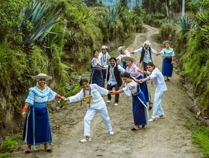 Porträt der cuadorianischen Band Humazapas
