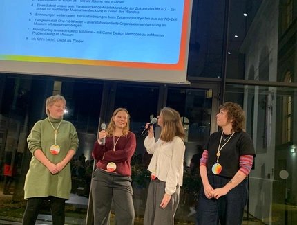 V.l.n.r.: Sonja Tautz, Meta Lilla Nagel, Lilly Philipp, Lisa Rocke, Foto: Unbekannt