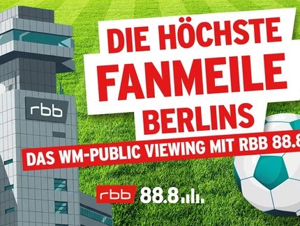 Public Viewing rbb 88.8 im Studio 14