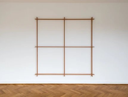 Ausstellungsansicht, Matt Browning: A Screen of Trees, Mies van der Rohe Haus.