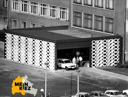 Stasi-Zentrale, Zugang Haus 1, ca. 1975