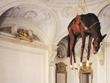 Maurizio Cattelan, Novecento, 1997, Castello di Rivoli, Turin