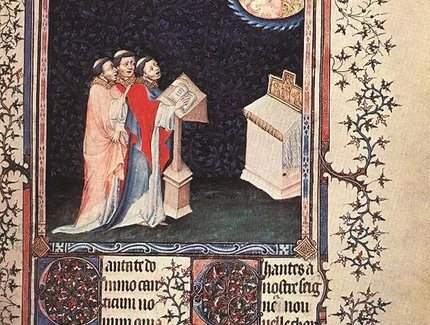 Cantate Domino - Psalter des Duc de Berry, Ps. 98 (97), zw. 1380 u. 1420