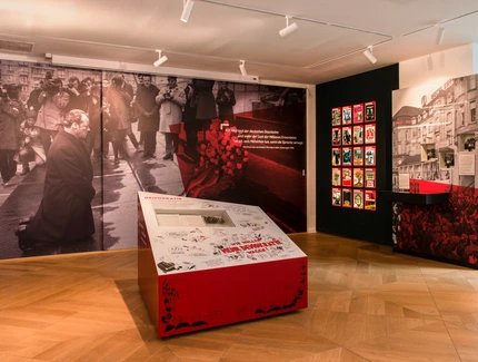 Blick in die Ausstellung WILLY BRANDT