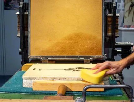 Litho-Schauvorführung
