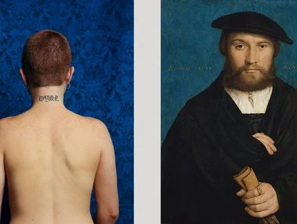 Catherine Opie, Dyke, 1993 / Hans Holbein d.J., Hermann Hillebrandt de Wedigh, 1533