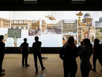 Präsentation des Videopanoramas zur Geschichte des Ortes im Humboldt Forum