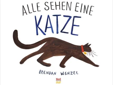 Buchcover "Alle sehen eine Katze" von Brendan Wenzel
