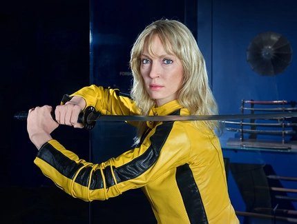 Hollywood trifft Samurai: Uma Thurman