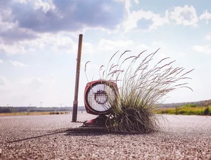 Altes Flughafenlicht