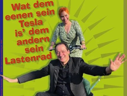 Wat dem eenen sein Tesla, is' dem andern sein Lastenrad