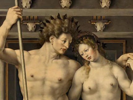 Jan Gossaert, Neptun und Amphitrite (Detail), 1516