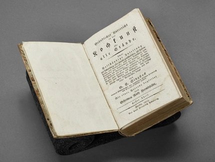 Georg Conrad Singstock, Gründlicher Unterricht in der Kochkunst für alle Stände. Von G. E. Singstock, vormals Küchenmeister des Hochseligen Prinzen Heinrich von Preußen Königl. Hoheit