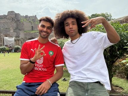 Younes Zarou und Noel Robinson