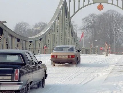 Agentenaustausch auf der Glienicker Brücke zwischen West-Berlin und Potsdam, 11.02.1986