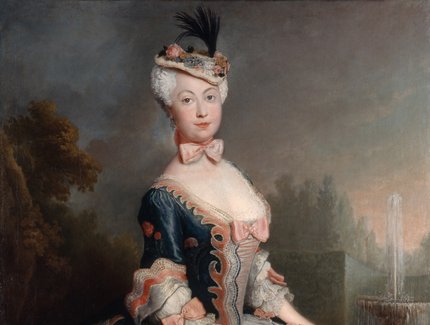 Antoine Pesne: Elisabeth Dorothea Juliane Freifrau Buddenbrock, geb. Wallmoden, vor 1740