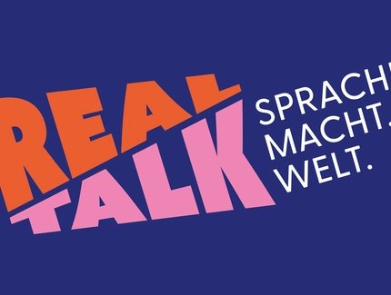 Key Visual der Ausstellung REAL TALK