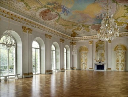 Weißer Saal (Speisesaal) im Neuen Flügel von Schloss Charlottenburg © SPSG / Wolfgang Pfauder