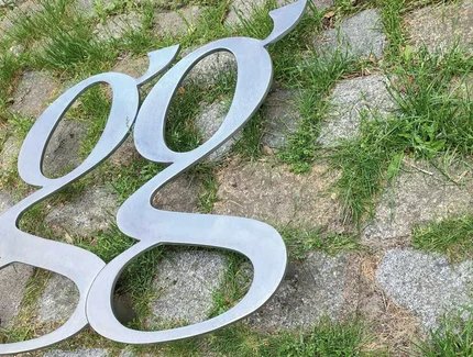 Karte 20 Jahre, Logo Galerie Grünstraße