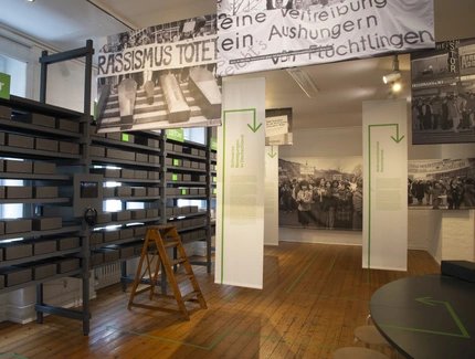 Ver/sammeln antirassistischer Kämpfe im FHXB-Museum