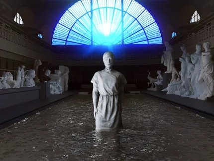 Cécile B. Evans, Reality or Not, 2023, Production Still, made with Tida PN, Adam James Sinclair, Lotti V Closs