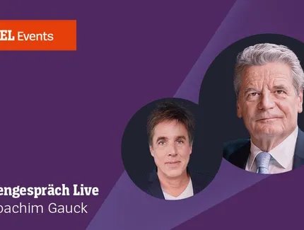 SPIEGEL-Spitzengespräch Live mit Joachim Gauck und Markus Feldenkirchen
