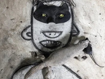 Roger Ballen, Snatched, 2021, from the series Spirits and Spaces ┬®