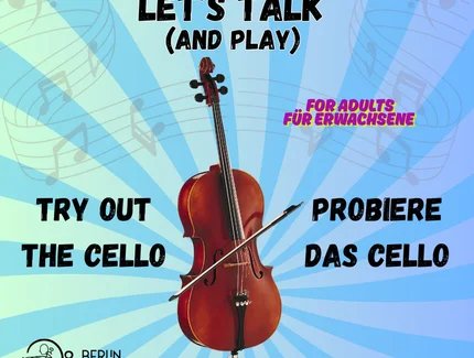  Let's Talk and Play Cello Event.